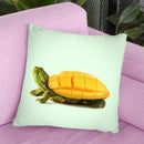 Mango Tortuga Throw Pillow By Paul Fuentes