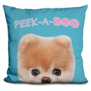 Boo PeekA Throw Pillow