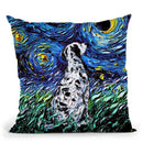 Dalmatian Throw Pillow by Aja Trier