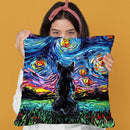 French Bulldog Throw Pillow by Aja Trier