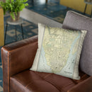 Charleston Sc 1901 Cartog Throw Pillow By Adam Shaw