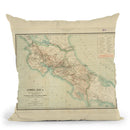 Costa Rica 1903 Throw Pillow By Adam Shaw