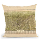 Los Angeles 1909 Throw Pillow By Adam Shaw