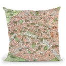 Paris 1920 Throw Pillow By Adam Shaw