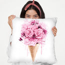 Ice Cream Bouquet Throw Pillow By Christian Alonso