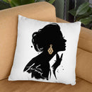 La Femme Throw Pillow By Christian Alonso