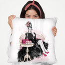 Let Them Eat Cupcakes Throw Pillow By Christian Alonso