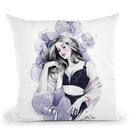 Midnight Orchid Throw Pillow By Christian Alonso
