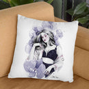 Midnight Orchid Throw Pillow By Christian Alonso