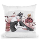 Miss Tea Throw Pillow By Christian Alonso