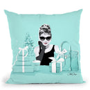 Breakfast At Tiffanys Throw Pillow By Christian Alonso