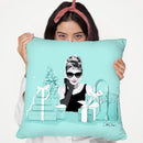 Breakfast At Tiffanys Throw Pillow By Christian Alonso