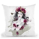 Ophelia Throw Pillow By Christian Alonso