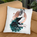 Peculiar Peacock Throw Pillow By Christian Alonso