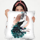 Peculiar Peacock Throw Pillow By Christian Alonso