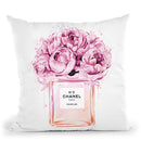 Peonies A?C? Coco Throw Pillow By Christian Alonso