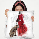 Petit Leopard Throw Pillow By Christian Alonso