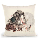 Rouge Passion Throw Pillow By Christian Alonso