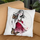Waiting Throw Pillow By Christian Alonso