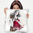 Waiting Throw Pillow By Christian Alonso