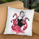 Flamingo Fancy Throw Pillow By Christian Alonso