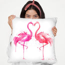 Flamingo Love Throw Pillow By Christian Alonso