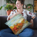 October Dreamscape Throw Pillow By Silvia Vassileva